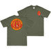 Double-Sided 2nd Marine Division Follow Me T-Shirt Tactically Acquired Small Military Green 