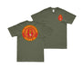 Double-Sided 2nd Marine Division Follow Me T-Shirt Tactically Acquired Small Military Green 