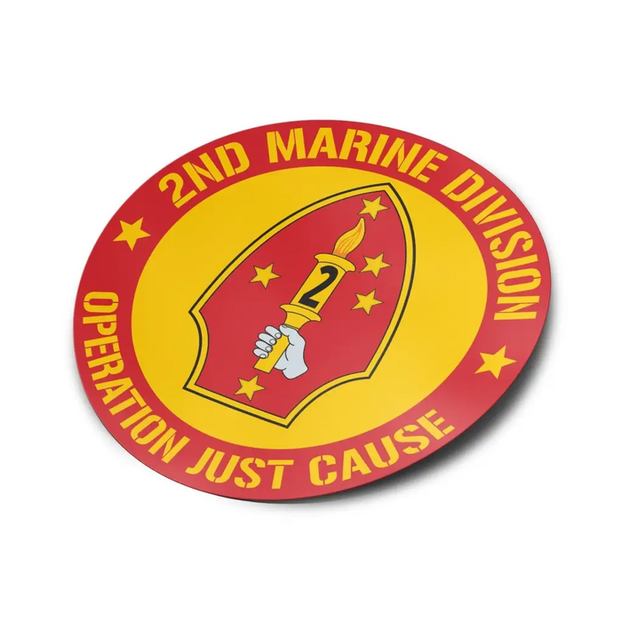 2nd Marine Division Operation Just Cause Vinyl Sticker Decal Tactically Acquired   
