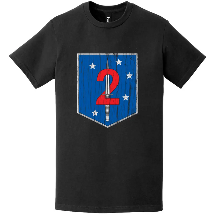 Distressed 2nd Marine Raider Battalion (2nd MRB) T-Shirt Tactically Acquired   