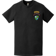2nd Ranger Battalion Scroll Left Chest T-Shirt Tactically Acquired   
