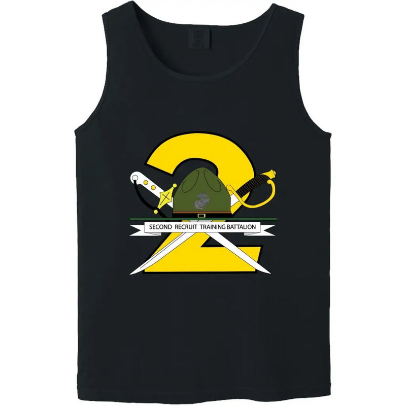2nd Recruit Training Battalion USMC Unit Logo Emblem Tank Top