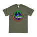 Distressed 2nd AABn Logo Emblem T-Shirt Tactically Acquired Small Military Green 