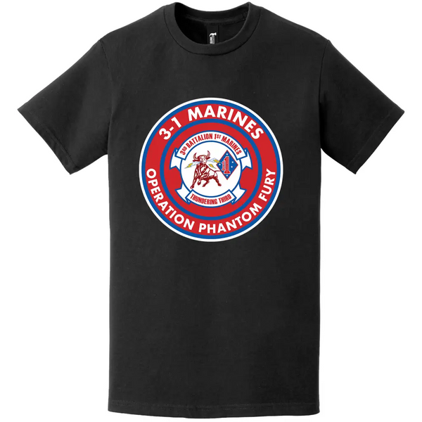 3/1 Marines Operation Phantom Fury T-Shirt