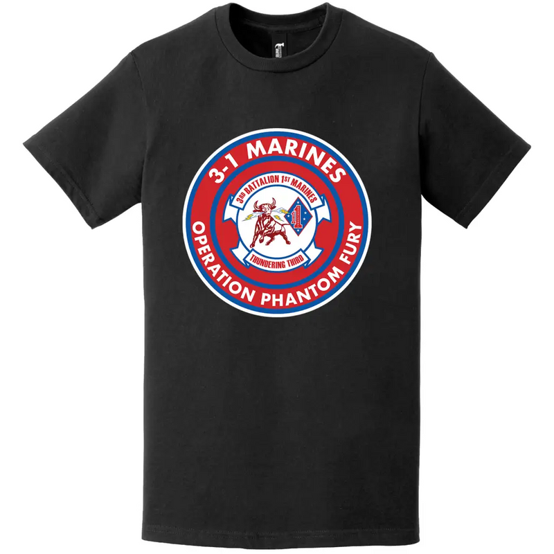 3/1 Marines Operation Phantom Fury T-Shirt