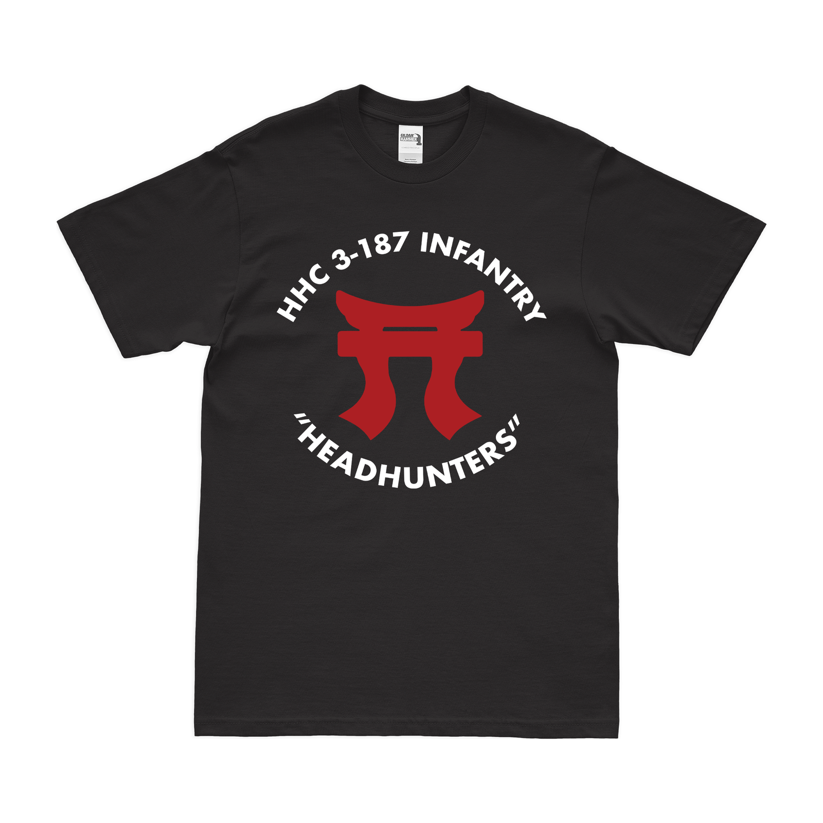 HHC 3-187 IN, 3BCT, 101st ABN (ASSLT) Tori T-Shirt Tactically Acquired Black Clean Small