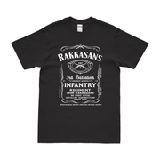 3-187 IN, 3BCT, 101st ABN Whiskey Label T-Shirt Tactically Acquired Black Small 