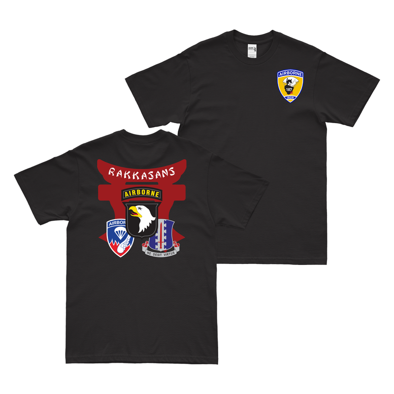 Double-Sided 3-187 IN, 3BCT, 101st ABN Tori T-Shirt