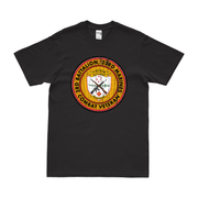 3-23 Marines Combat Veteran T-Shirt Tactically Acquired Black Distressed Small