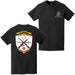 Double-Sided 3/23 Marines Unit Logo EGA T-Shirt Tactically Acquired Black Small 