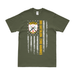 3-23 Marines American Flag T-Shirt Tactically Acquired Military Green Small 