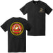 Double-Sided 3/24 Marines Unit Logo EGA T-Shirt Tactically Acquired   