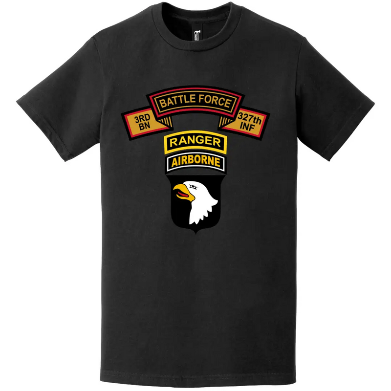 3-327 IR 101st Airborne Division Ranger Tab T-Shirt