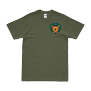 3/4 Marines Logo Left Chest Emblem T-Shirt Tactically Acquired Small Military Green 