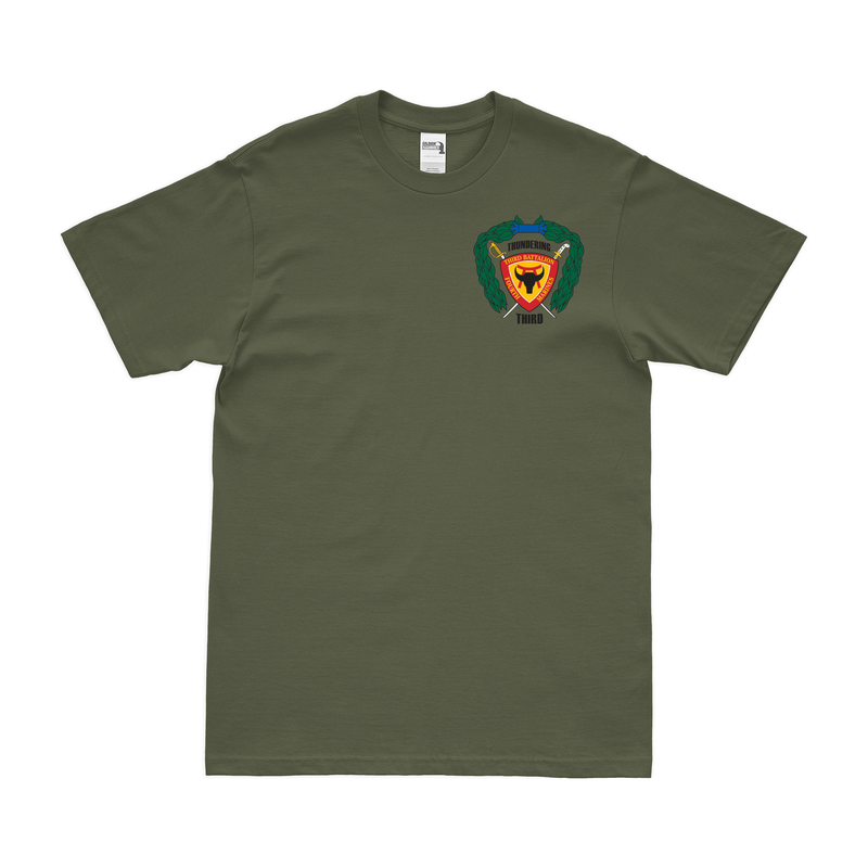 3/4 Marines Logo Left Chest Emblem T-Shirt