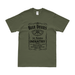 3-504 Infantry "Blue Devils" Whiskey Label T-Shirt Tactically Acquired Military Green Small 