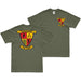 Double-Sided 3/5 Marines 'Darkhorse' Logo Emblem T-Shirt Tactically Acquired Military Green Small 