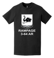 3-64 Armor Regiment "Rampage" Emblem T-Shirt Tactically Acquired   