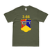 3-66 Armored Regiment Unit Emblem T-Shirt Tactically Acquired Military Green Clean Small