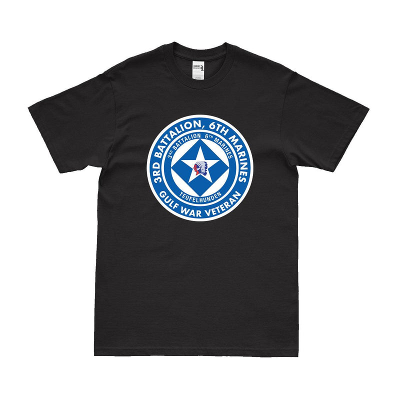 3rd Bn 6th Marines (3/6 Marines) Gulf War Veteran T-Shirt