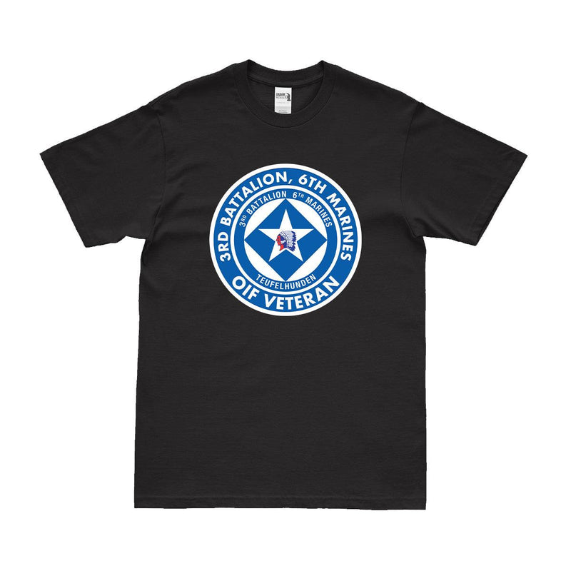 3rd Bn 6th Marines (3/6 Marines) OIF Veteran T-Shirt