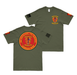 Double-Sided 3/7 Marines Korean War Legacy T-Shirt Tactically Acquired Military Green Small 