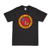 Vintage 3/7 Marines Unit Logo Emblem T-Shirt Tactically Acquired Black Distressed Small