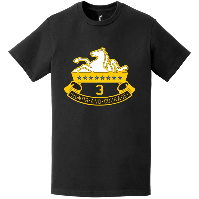 3-8 CAV Regiment Unit Logo Emblem T-Shirt