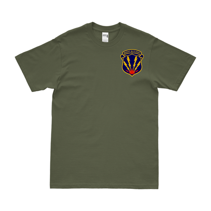 303rd Bomb Group (Heavy) Left Chest Emblem T-Shirt Tactically Acquired Military Green Small 