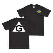 305th Bombardment Group Triangle-G Tail Code WW2 T-Shirt Tactically Acquired Black Small 
