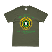 306th Bomb Group Commemorative WW2 Legacy T-Shirt Tactically Acquired Military Green Distressed Small