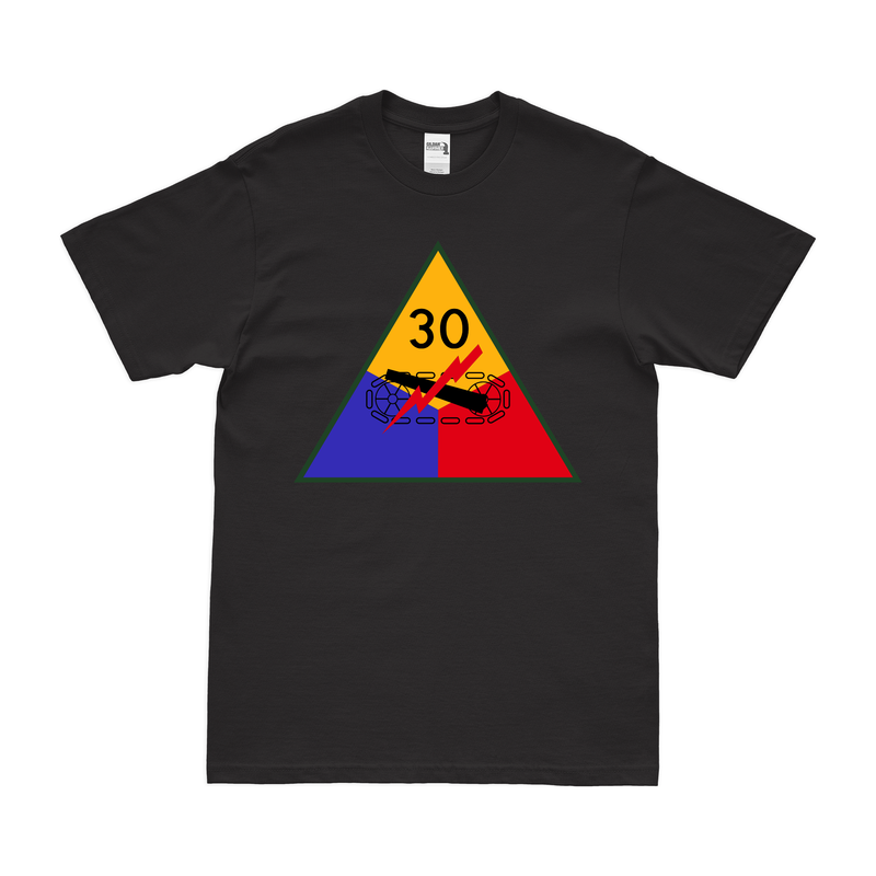 U.S. Army 30th Armored Division SSI Emblem T-Shirt