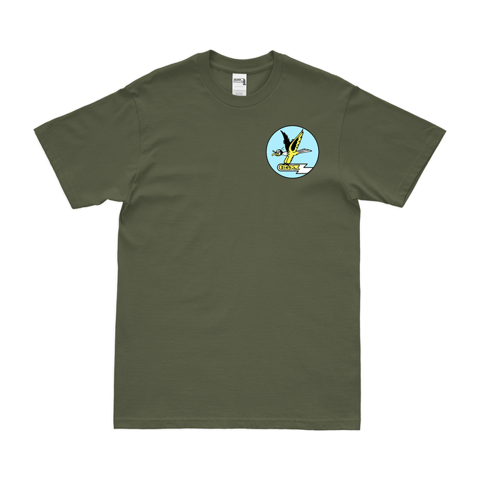 314th Bombardment Squadron Left Chest Emblem T-Shirt Tactically Acquired Military Green Small 