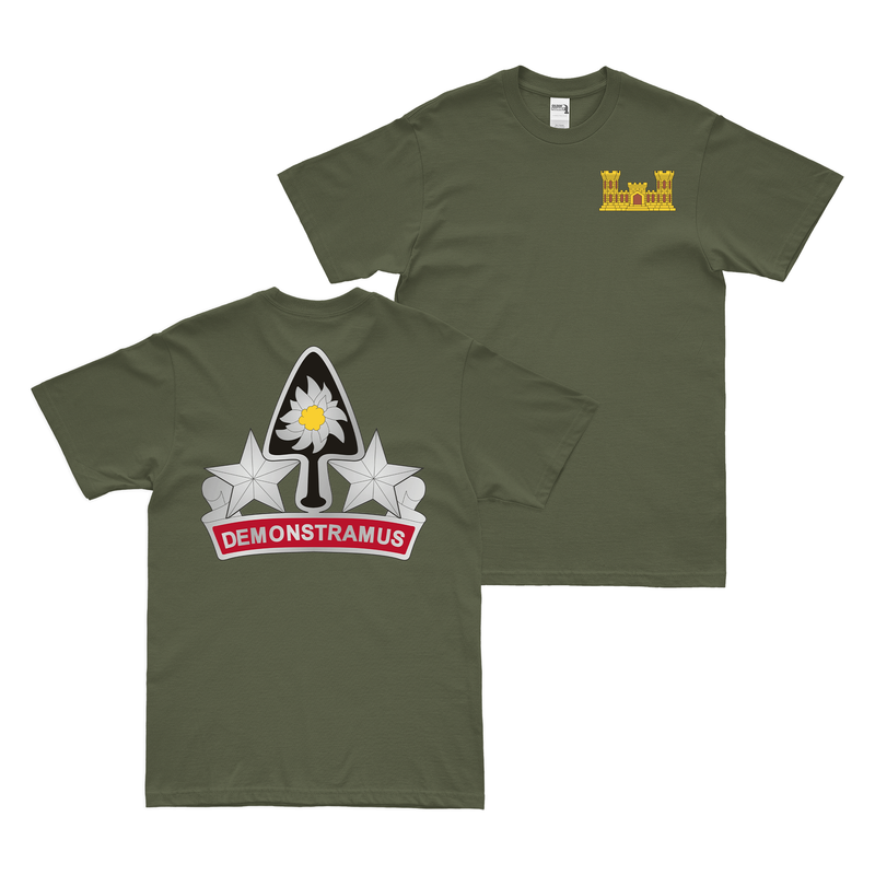 Double-Sided 31st Engineer Battalion Logo T-Shirt