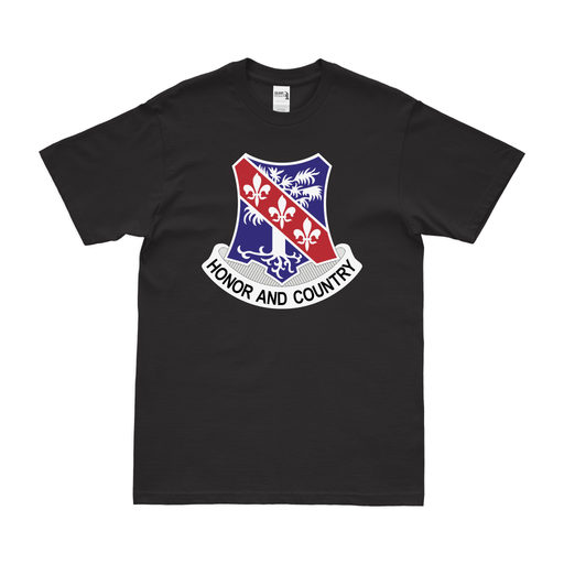 327th Infantry Regiment Logo Emblem Crest T-Shirt Tactically Acquired Black Clean Small