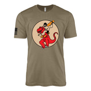 327th Bombardment Squadron, 92nd Bomb Group T-Shirt - Coyote Brown