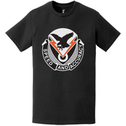 327th Signal Battalion DUI Logo Emblem Insignia T-Shirt Tactically Acquired   