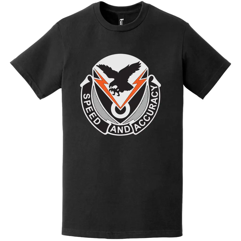 327th Signal Battalion DUI Logo Emblem Insignia T-Shirt Tactically Acquired   