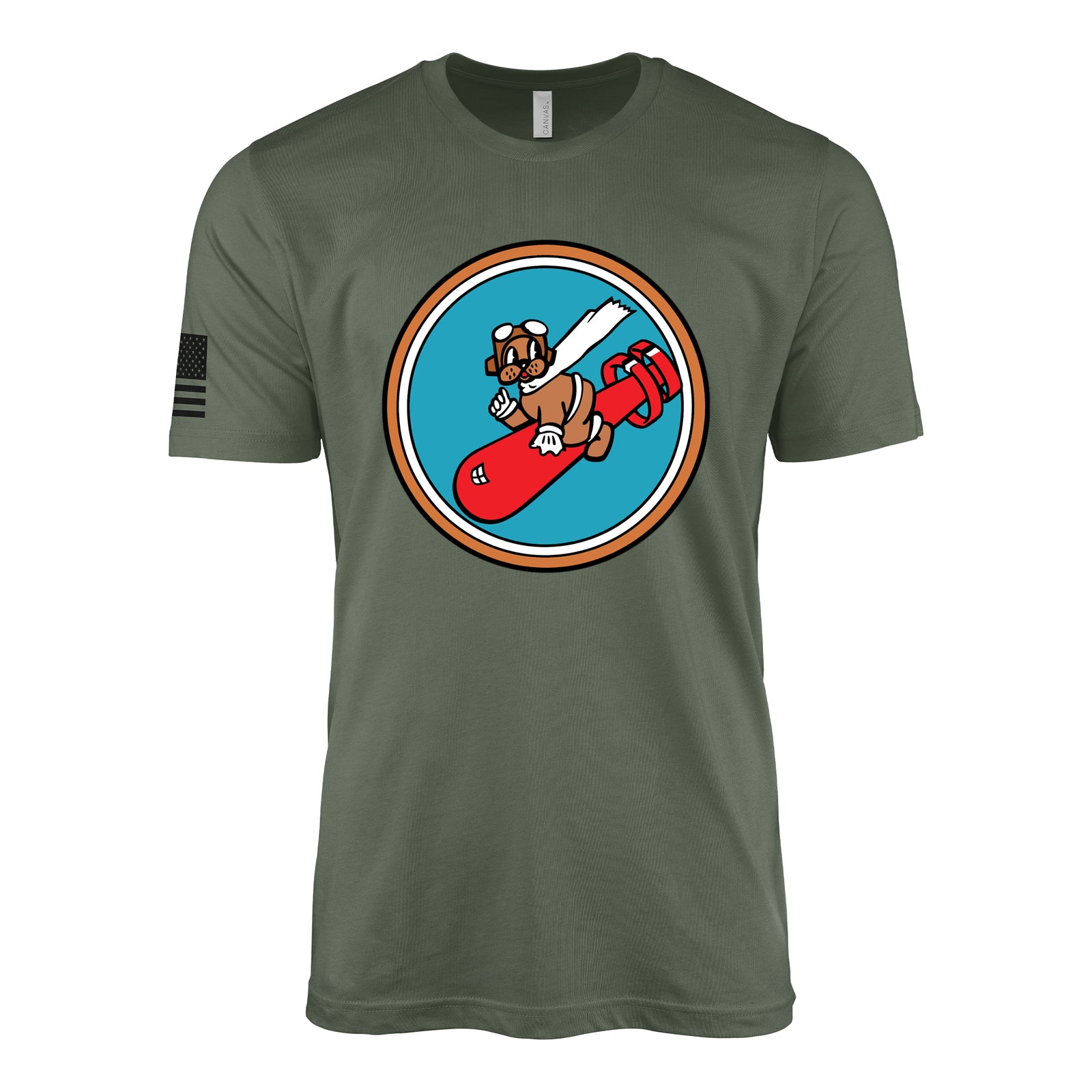 329th Bombardment Squadron, 467th Bomb Group T-Shirt - Military Green