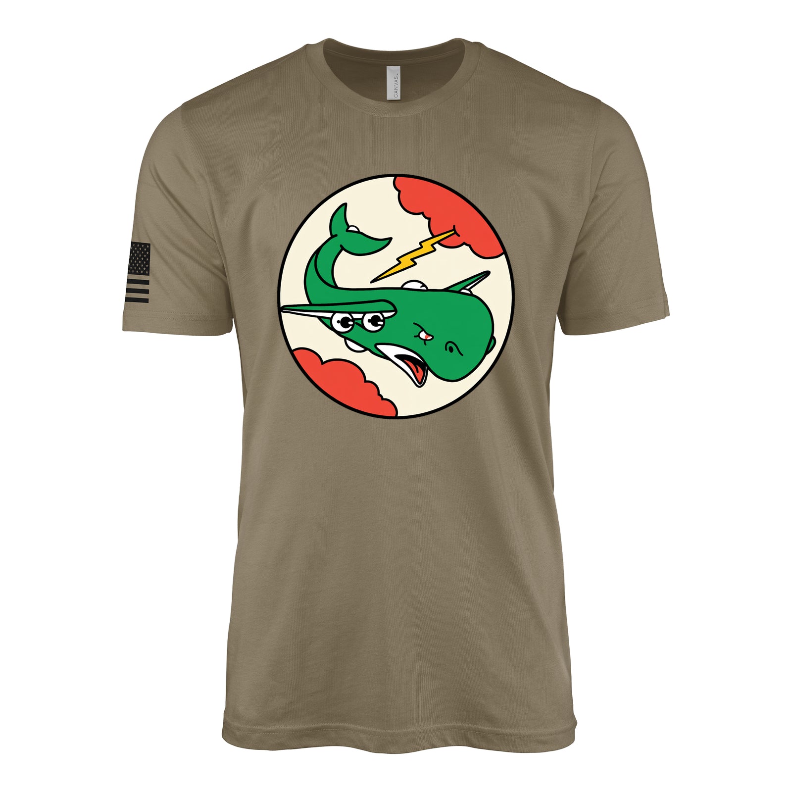 330th Bombardment Squadron, 467th Bomb Group T-Shirt - Coyote Brown