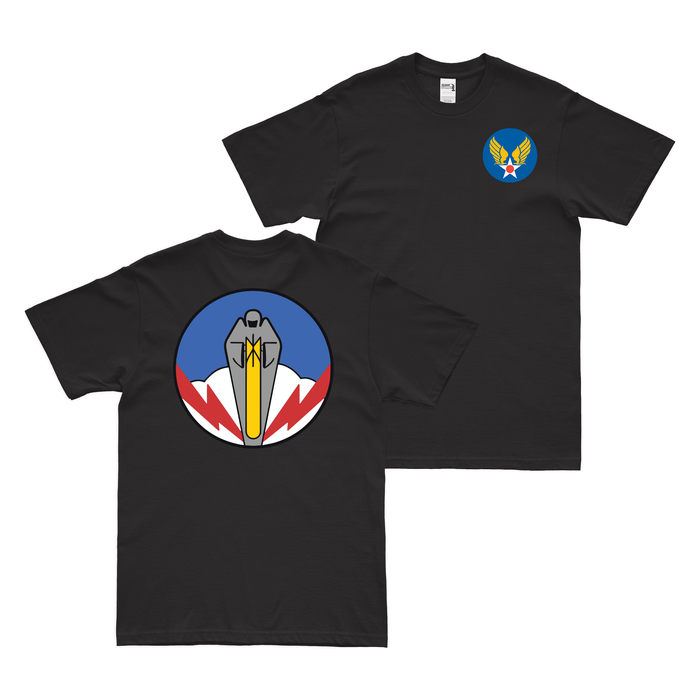 Double-Sided 334th Bombardment Squadron WW2 T-Shirt Tactically Acquired Black Small 