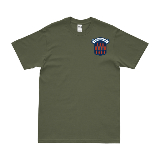 334th Bomb Group Left Chest Emblem T-Shirt Tactically Acquired Military Green Small 