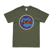 337th Bombardment Squadron Emblem T-Shirt Tactically Acquired Military Green Distressed Small