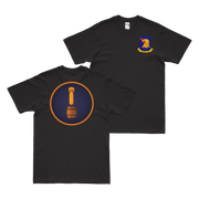 Double-Sided 338th Bombardment Squadron T-Shirt Tactically Acquired Black Small 