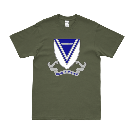 U.S. Army 33rd Infantry Regiment Logo Emblem T-Shirt Tactically Acquired Military Green Clean Small