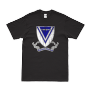 U.S. Army 33rd Infantry Regiment Logo Emblem T-Shirt Tactically Acquired Black Distressed Small