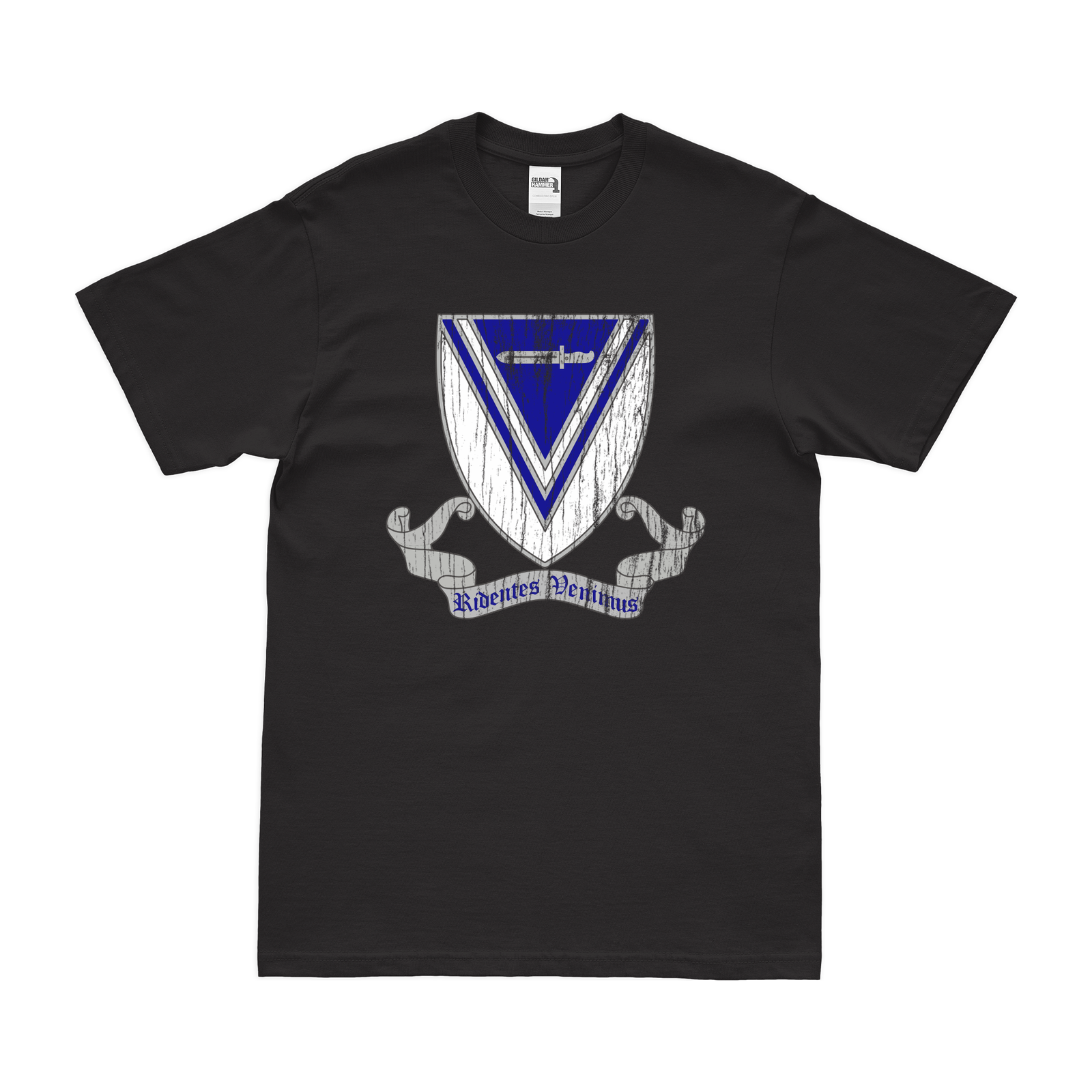 U.S. Army 33rd Infantry Regiment Logo Emblem T-Shirt Tactically Acquired Black Distressed Small