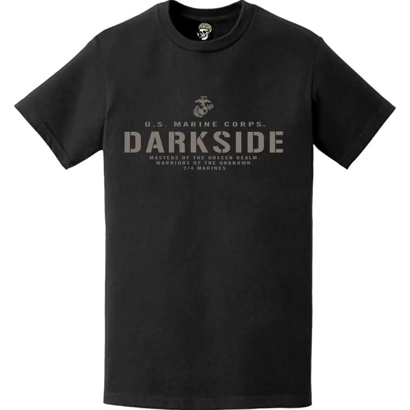 3/4 Marines 'Darkside' Motto T-Shirt