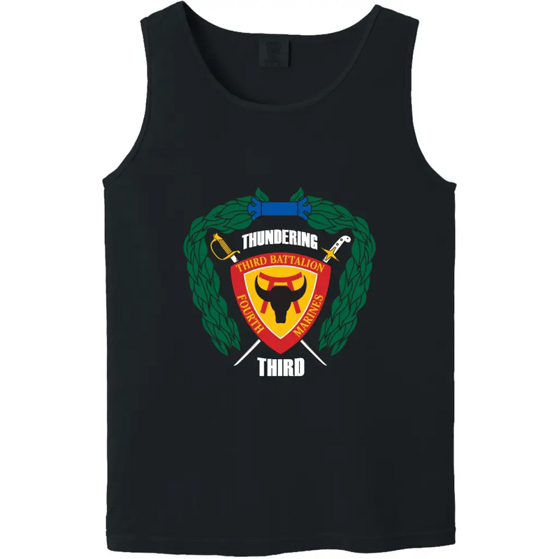 3/4 Marines Unit Logo Emblem Tank Top