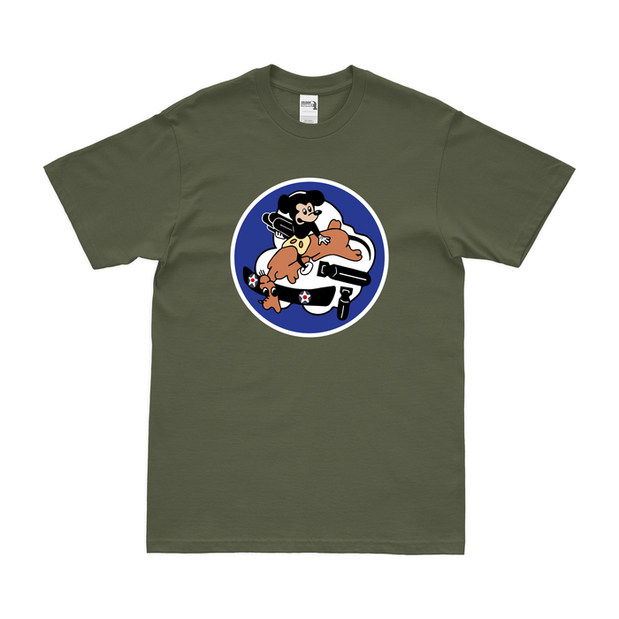 349th Bombardment Squadron Logo Emblem T-Shirt Tactically Acquired Military Green Clean Small